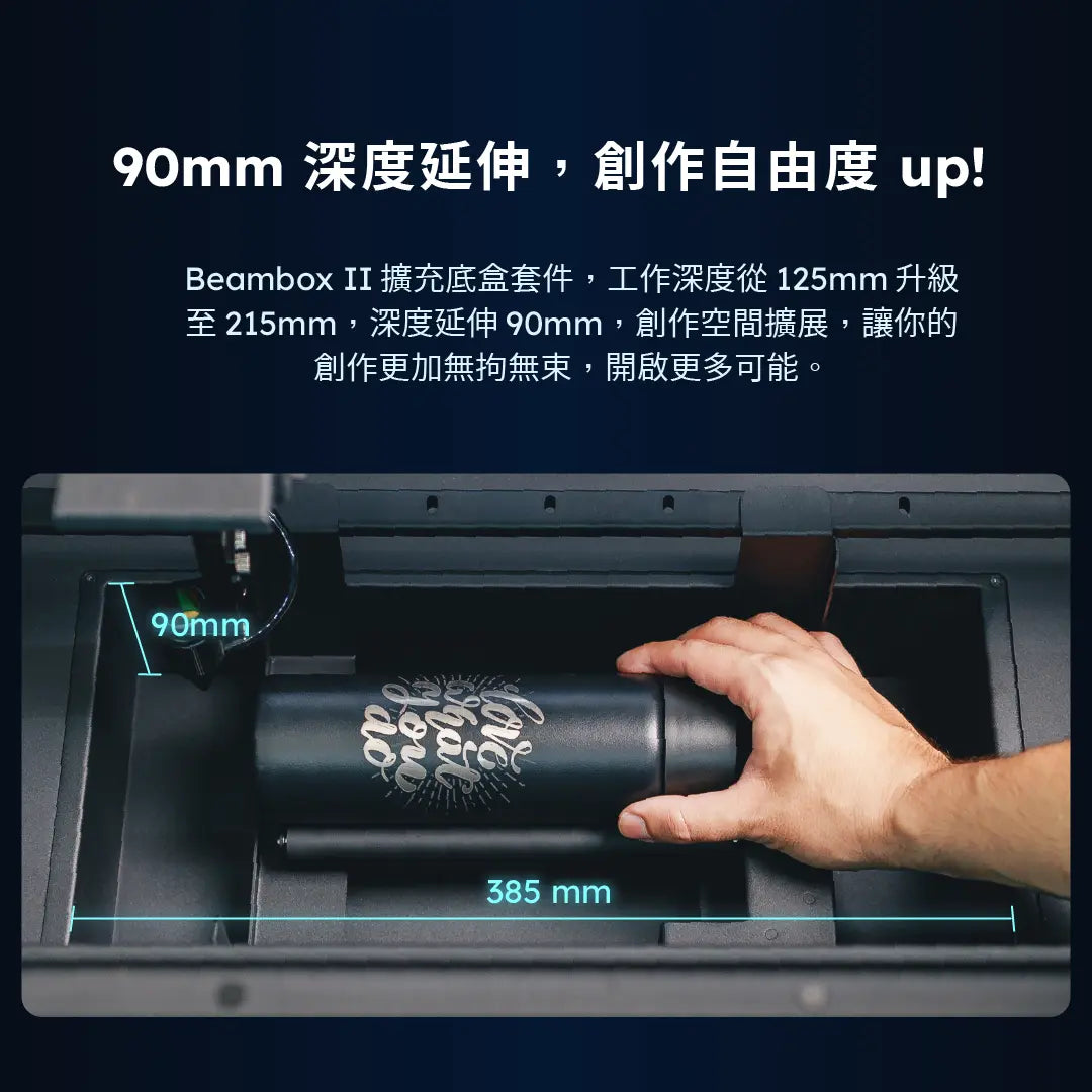 Beambox II 擴充底盒套件