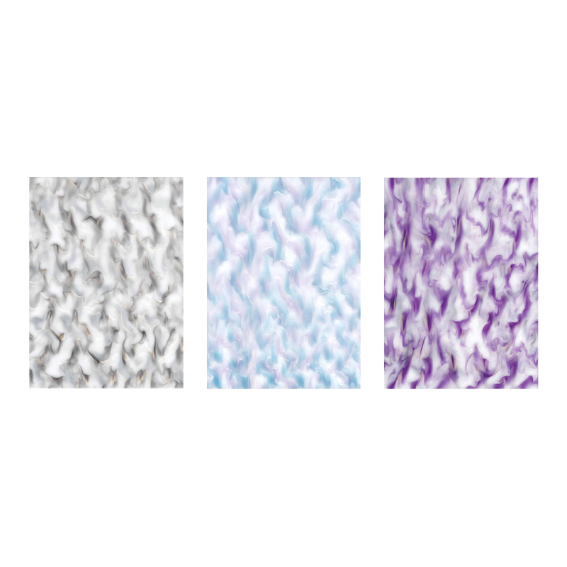 混色壓克力 — 波浪款